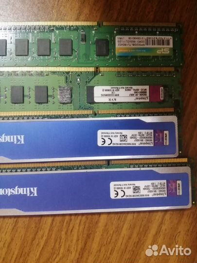 Оперативная память ddr3 2гб х 4