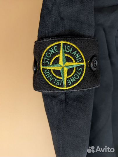 Худи Зип Stone island черный L