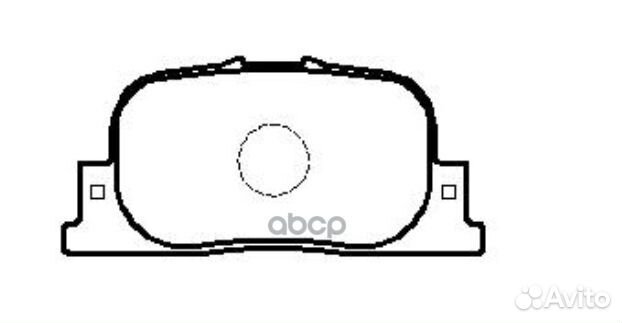 CKT-32 Колодки тормозные дисковые зад TOY