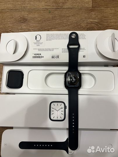 Часы apple watch 7 45 mm Ростест