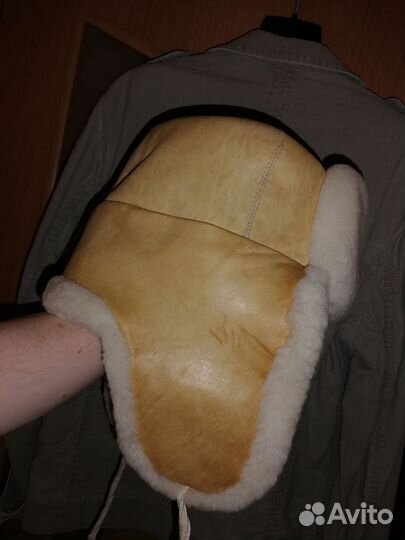 Мужская зимняя шапка из овчины