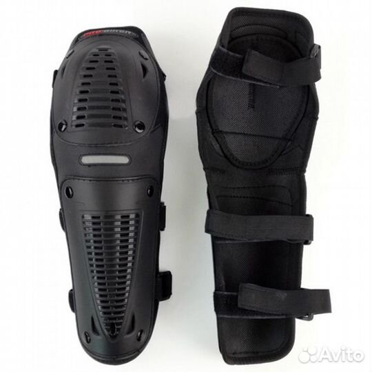 Мотонаколенники Pro Biker пластик черн дети/взросл