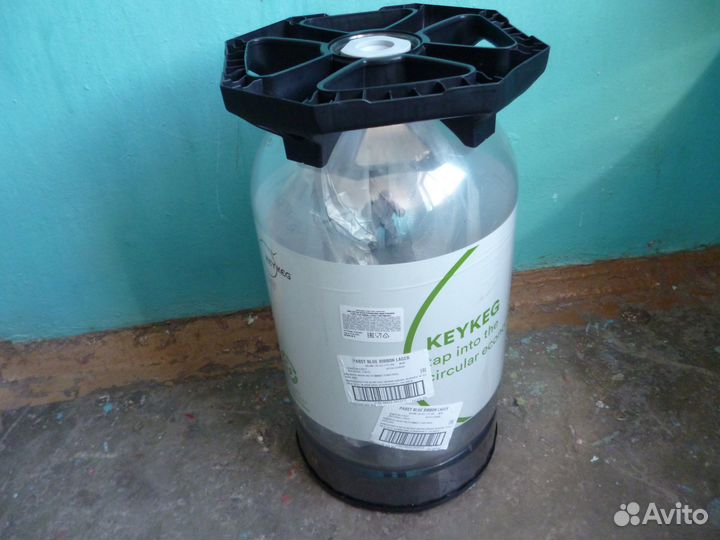 Кега пивная с двойными стенками, прозрачная,30л