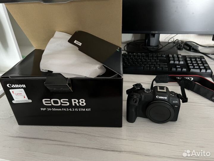 Canon Eos R8 Body + быстрая карта 128 гб