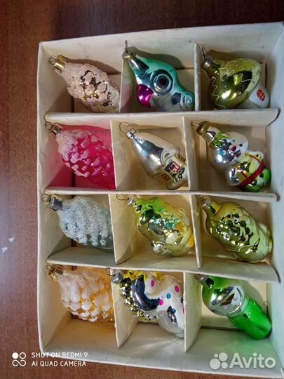 Елочные игрушки СССР