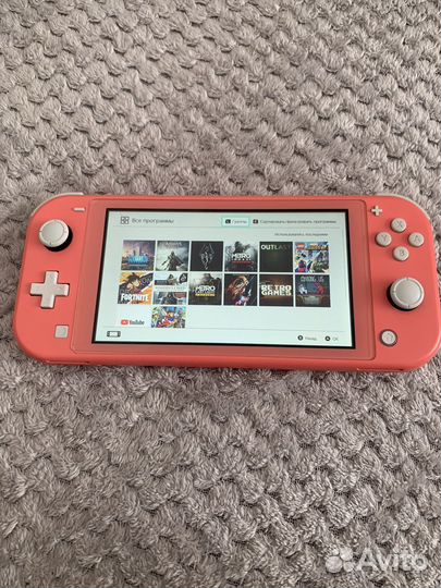 Nintendo switch lite с играми