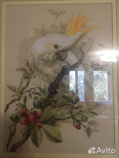 Картина ручной работы - вышивка