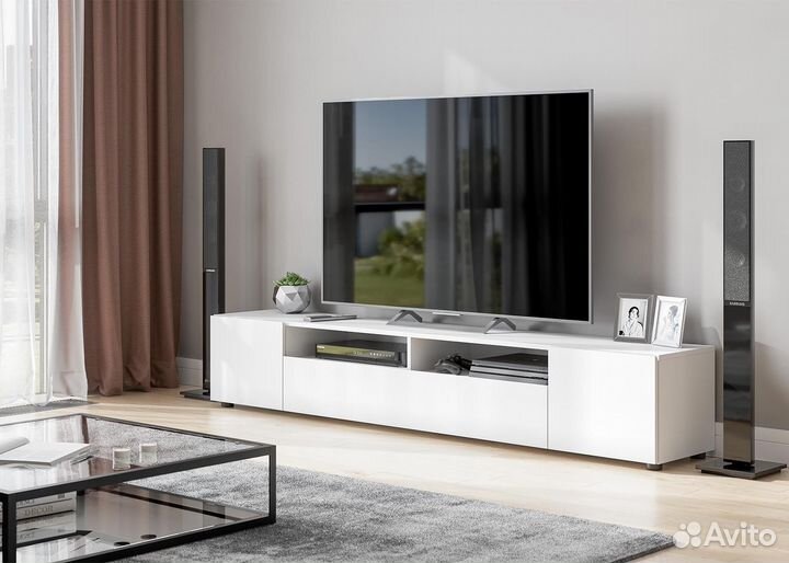 Тумба под телевизор Икея белая