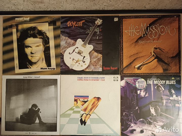 Виниловые пластинки. Зарубежная рок-музыка