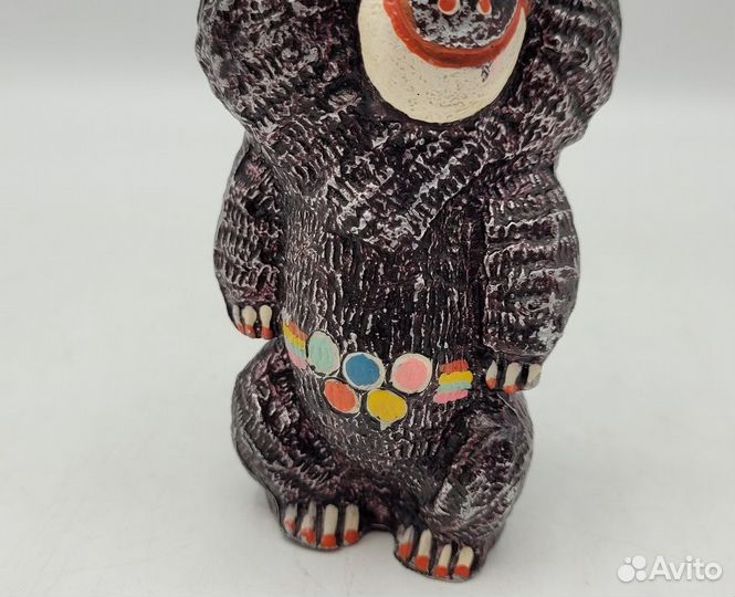 Олимпийский Мишка 11 см силумин литье СССР