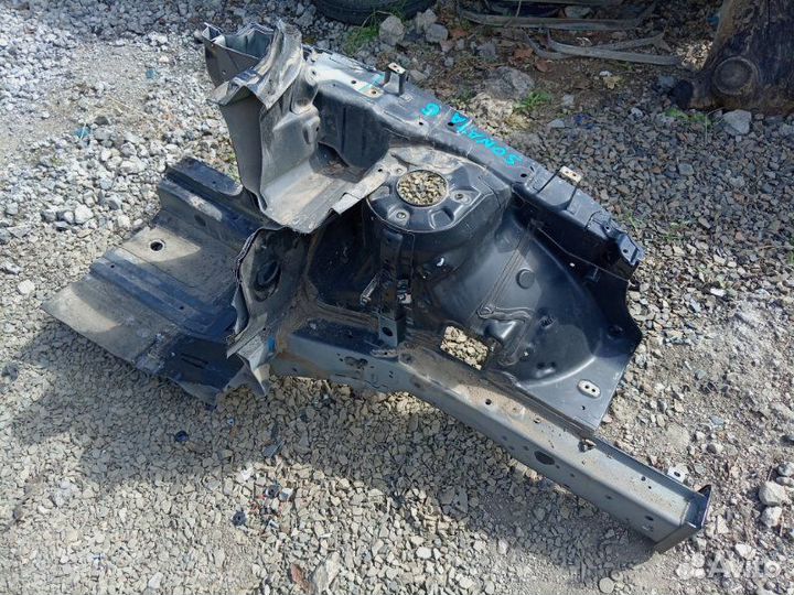 Лонжерон передний левый Hyundai Sonata YF G4KJ