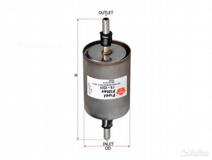 Sakura FS2301 Фильтр топливный