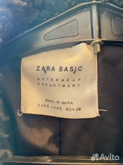 Пальто женское zara черное