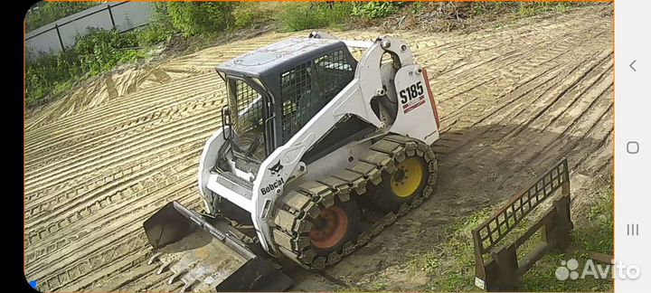 Услуги, аренда минипогрузчика Bobcat S185
