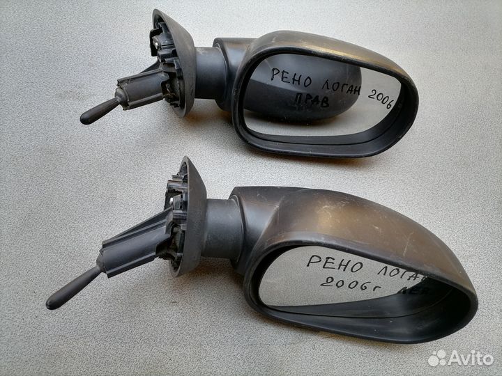 Зеркало заднего вида боковое Renault Logan 2004-09