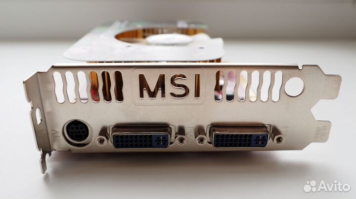 Видеокарта MSI N9800GT-T2D1G (неисправна)