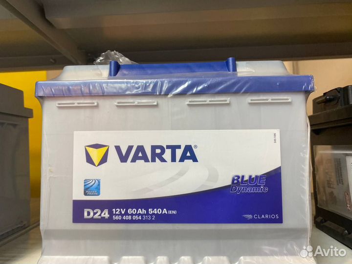 Аккумулятор Varta 60 А/ч обратной полярности
