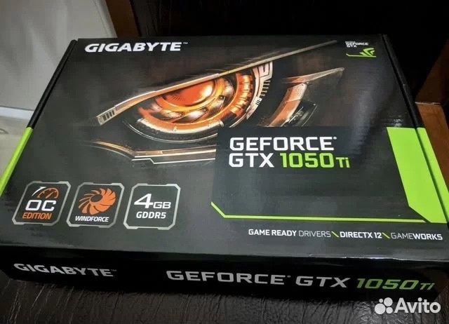 Видеокарта MSI GeForce GTX 1050 Ti OC