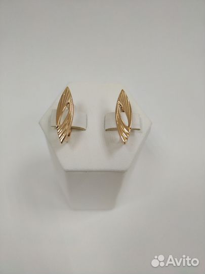 Золотые серьги СССР