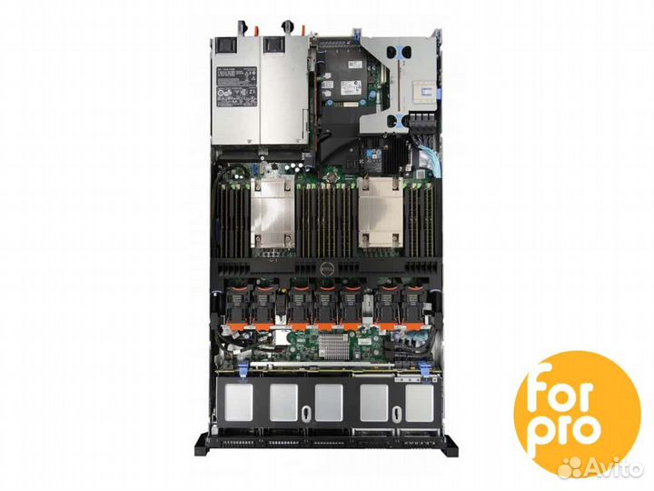 Сервер dell R630 8SFF 2xE5-2660v3 48GB, S130