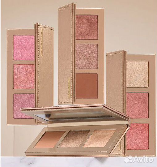 Палетки Аdept Сosmetics: румяна, бронзеры, хайлайт