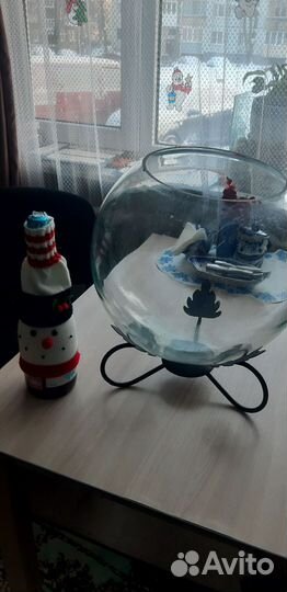 Аквариум круглый