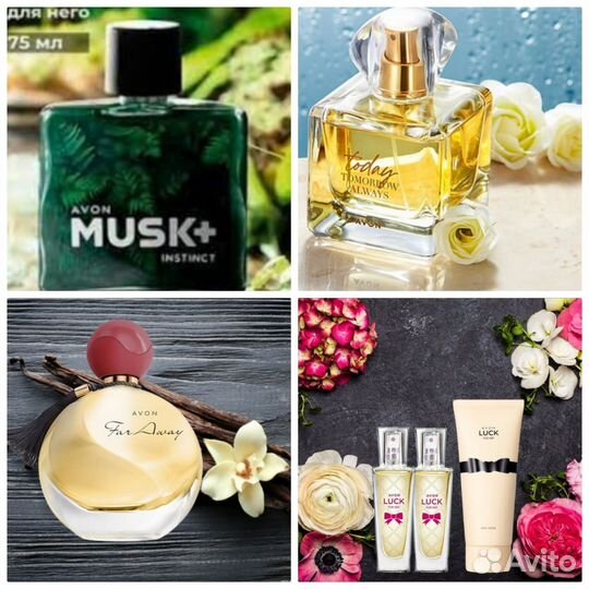 Attraction Духи парные мужские и женские avon