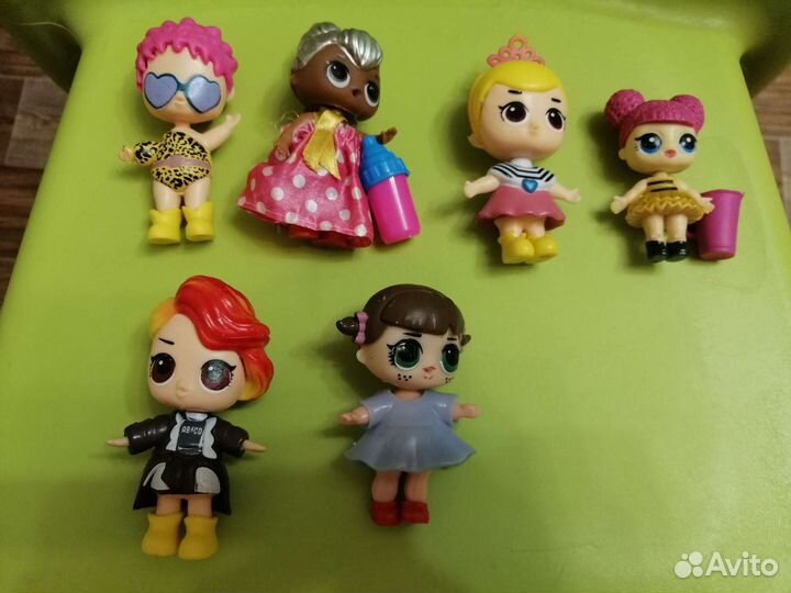 Куклы а-ля lol комплектом