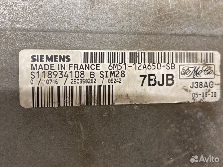 Эбу мозги Форд Фокус 2 1.4