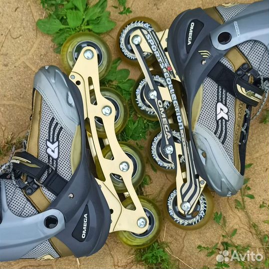 Роликовые коньки Спортивная коллекция omega lime