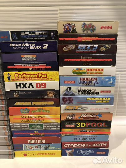 Картриджи для Gameboy advance SP новые