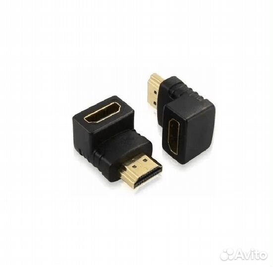 Адаптер переходник hdmi (M) - hdmi (F) угловой