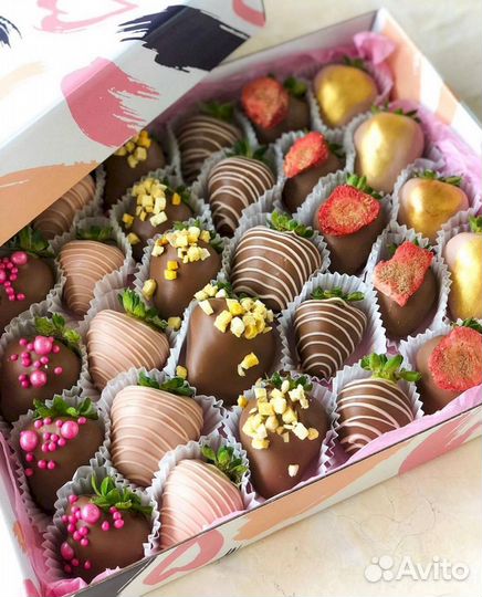 Вкусные букеты Darberry из клубники в шоколаде