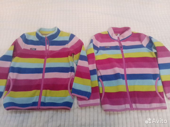 Продам флисовые кофты 116 р. и 122 р