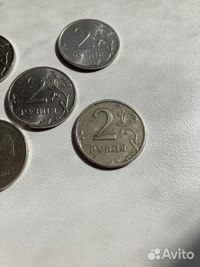 Монеты с браком / 2 рубля