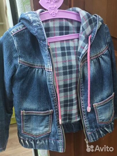 Джинсовая куртка для девочки