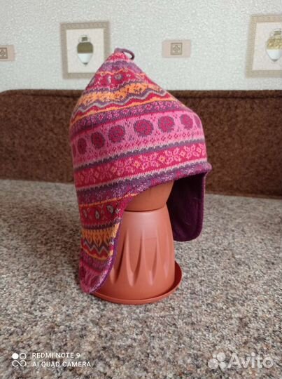 Шапочка осень-зима-весна для девочки