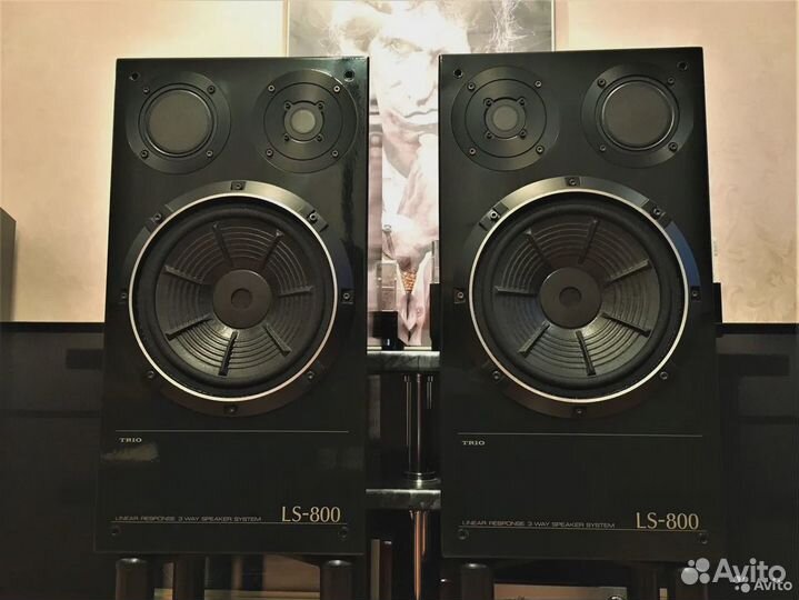 Колонки.Trio/Kenwood/ LS - 800 + подставки
