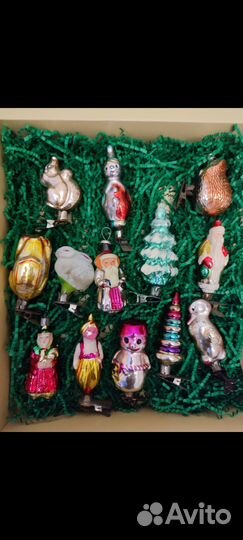 Елочные игрушки СССР