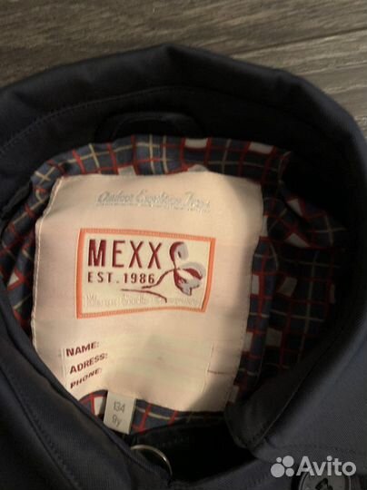 Плащ тренч для девочки 134 (Mexx)