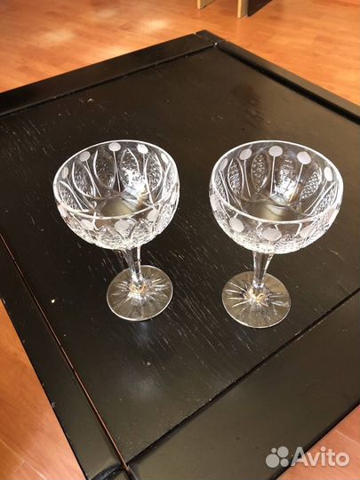 Вазочка-креманка хрустальная