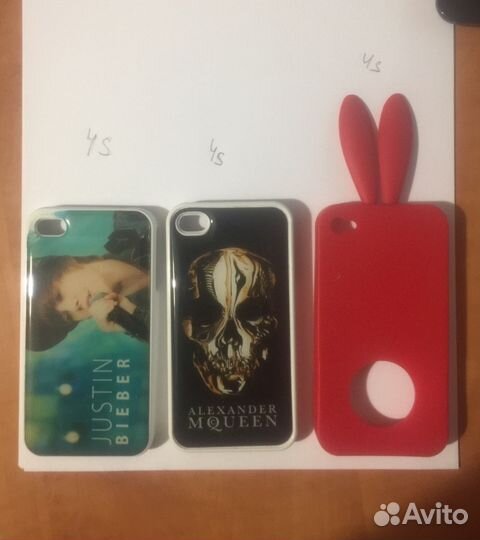 Чехол на iPhone 4 / 4s Натуральная кожа