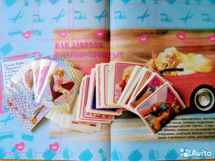Наклейки Panini Барби/Барби мода/Барби звезда