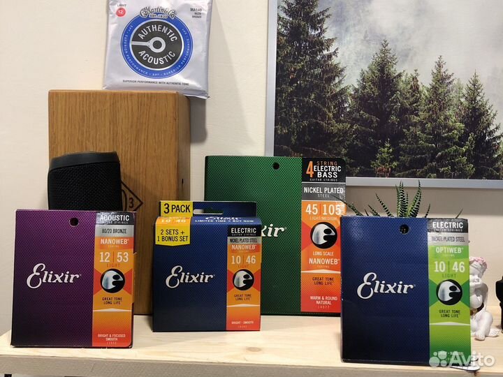 Струны для бас гитары 45-105 elixir 14077