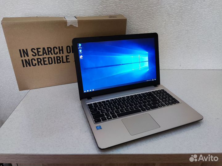 Новый 4х ядерный ноутбук Asus intel/DDR4/SSD