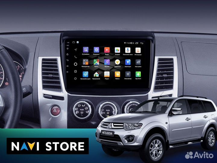 Магнитола Mitsubishi Pajero Sport 2008-2016 1/32Gb