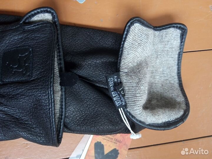 Мужские кожаные перчатки