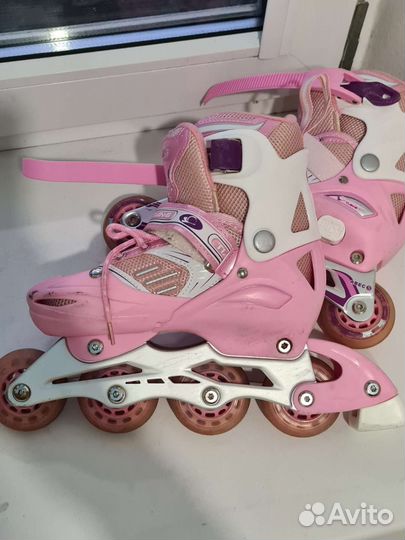 Роликовые коньки детские раздвижные