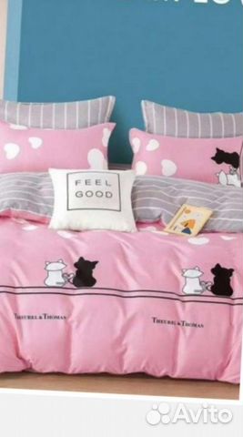 Постельное 2 спальное с простынью на резинке