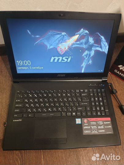 MSI GL62 Core i5-6300HQ Nvidia GTX 950M SSD250
